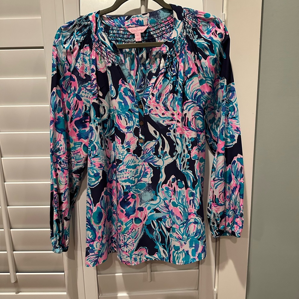 Lilly Pulitzer Elsa Silk Top